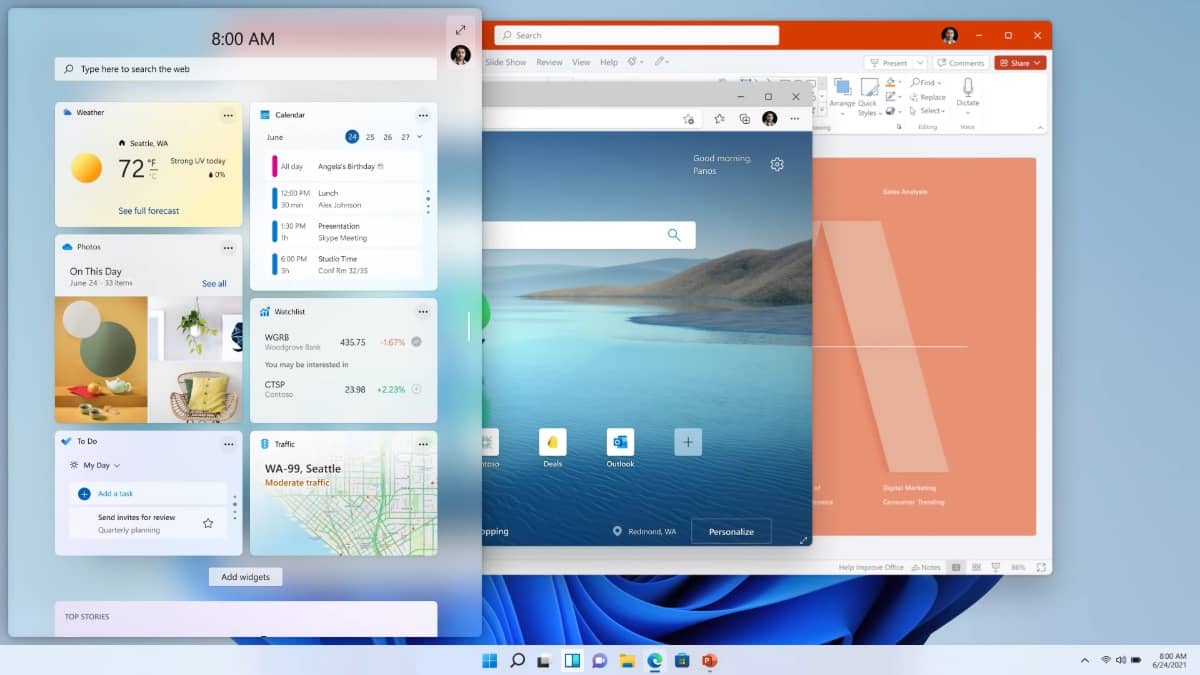 Image Widgets Windows 11